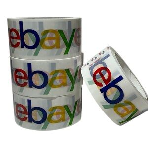 eBay Brand Colorful Logo Tape Rolls - 4 rolls